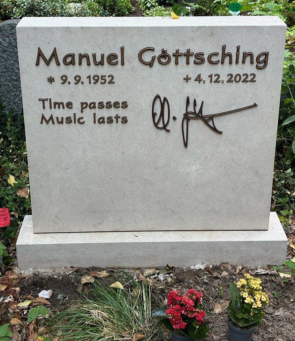 Manuel's gravestone